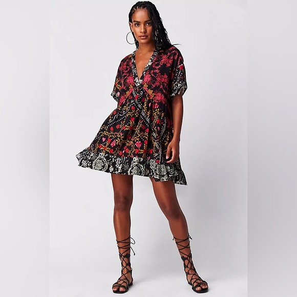 Free People Dresses & Skirts - Free People Agnes Printed Mini Dress